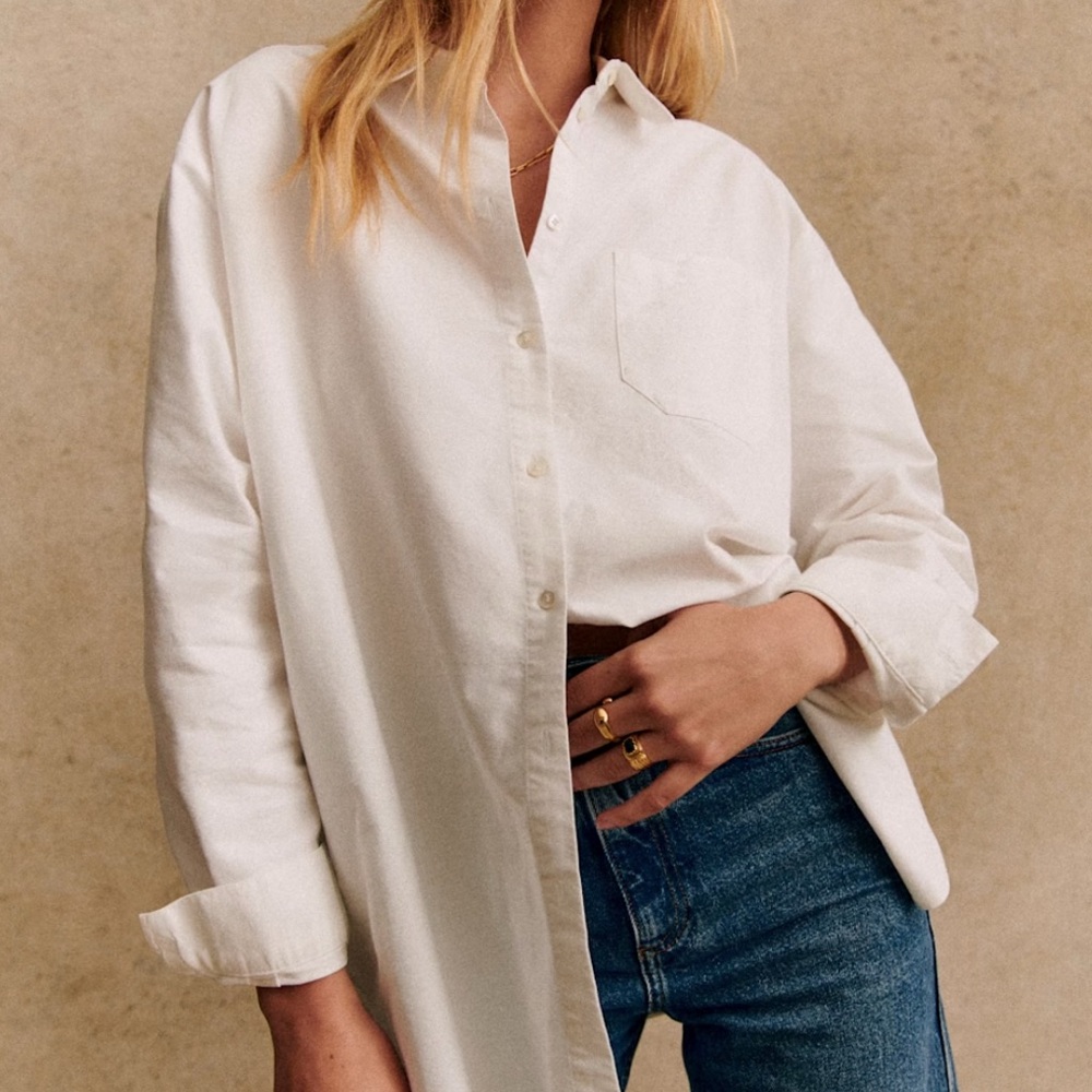 Sezane Max Button-down Shirt